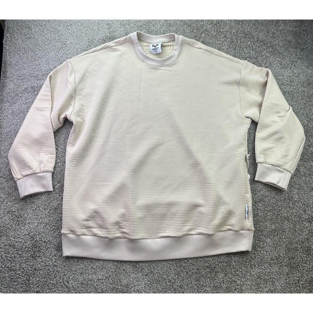 Obermeyer Explorer Tech Crew Men's Size XL Sweatshirt Pullover Cement New NWT